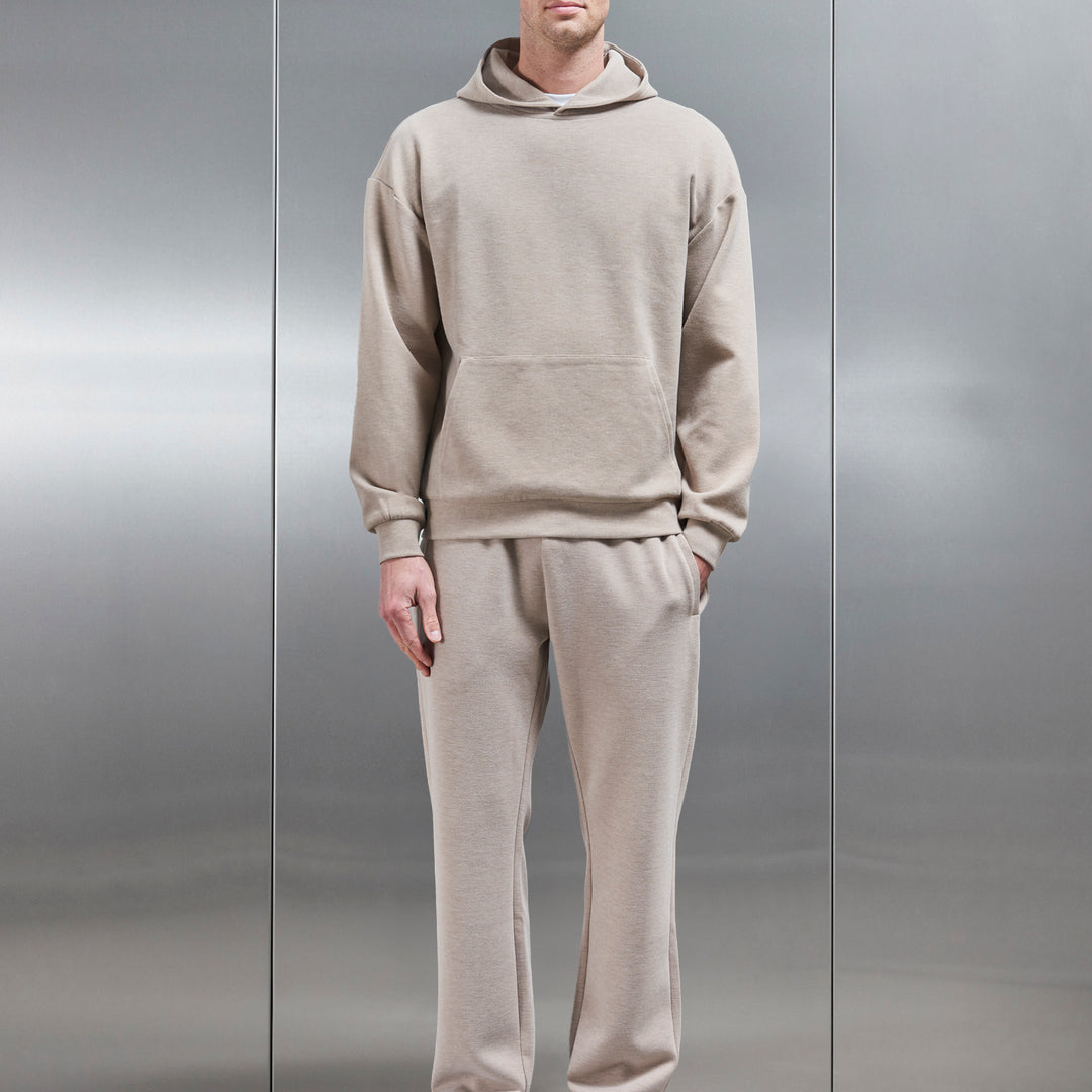 Relaxed Fit Knitted Jogger in Stone