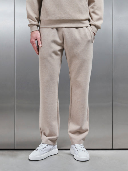 Relaxed Fit Knitted Jogger in Stone