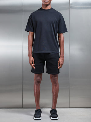 Relaxed Fit Short in Black
