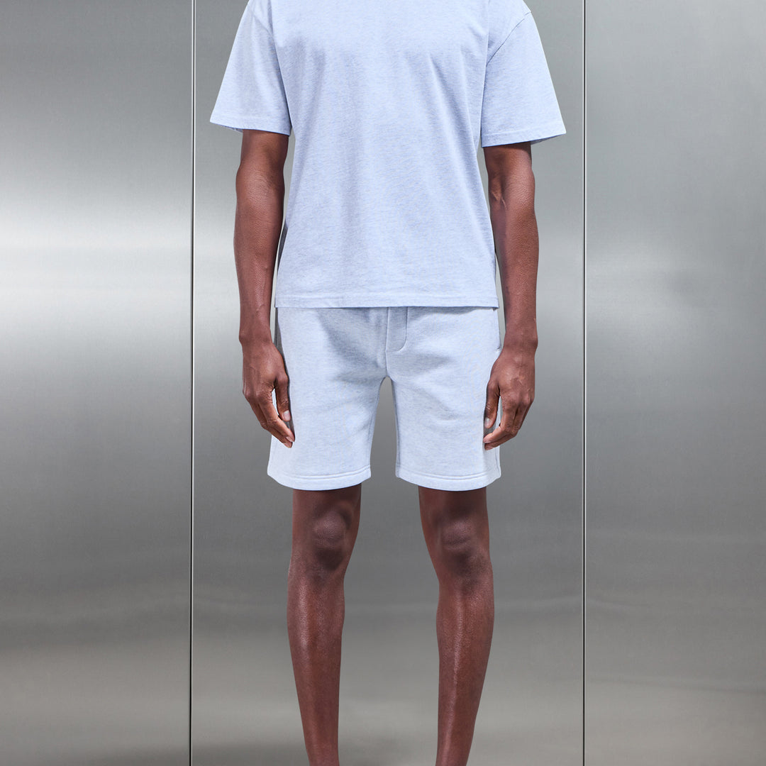 Relaxed Fit Short in Marl Grey