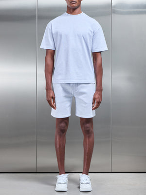 Relaxed Fit Short in Marl Grey