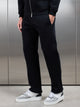 Relaxed Fit Straight Leg Jogger in Black