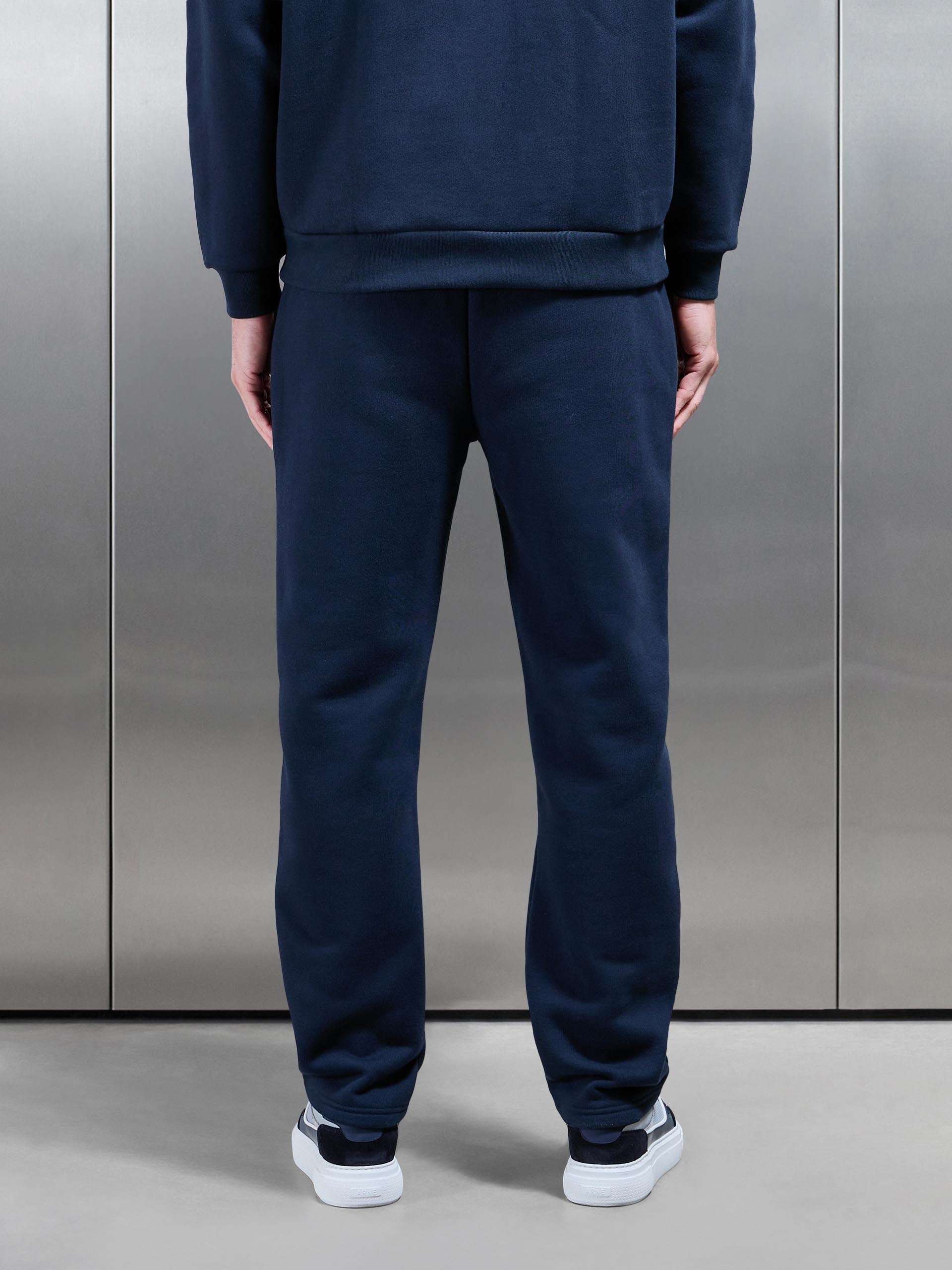 Relaxed Fit Straight Leg Jogger in Navy