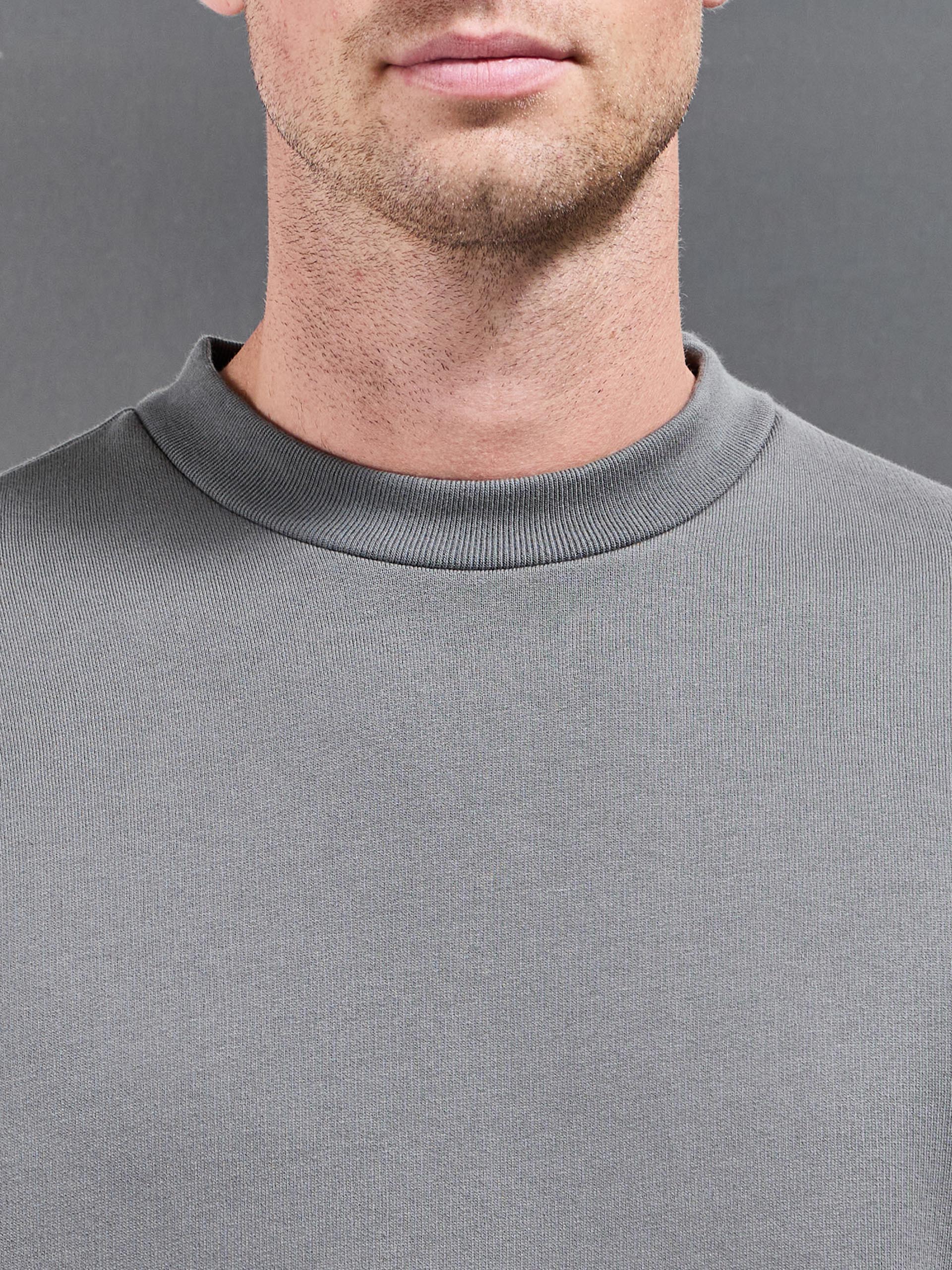 Relaxed Fit Sweatshirt in Grey