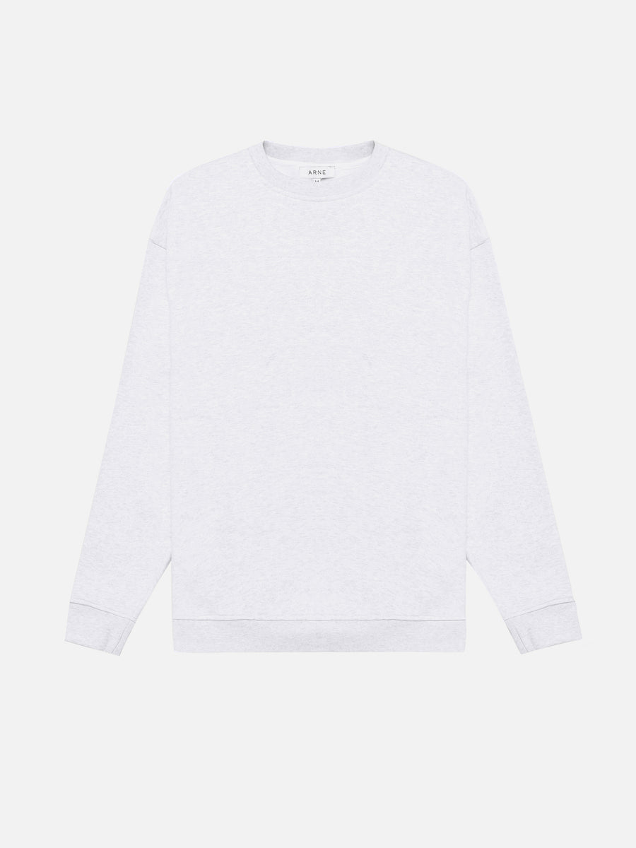 Relaxed Fit Sweatshirt in Marl Grey