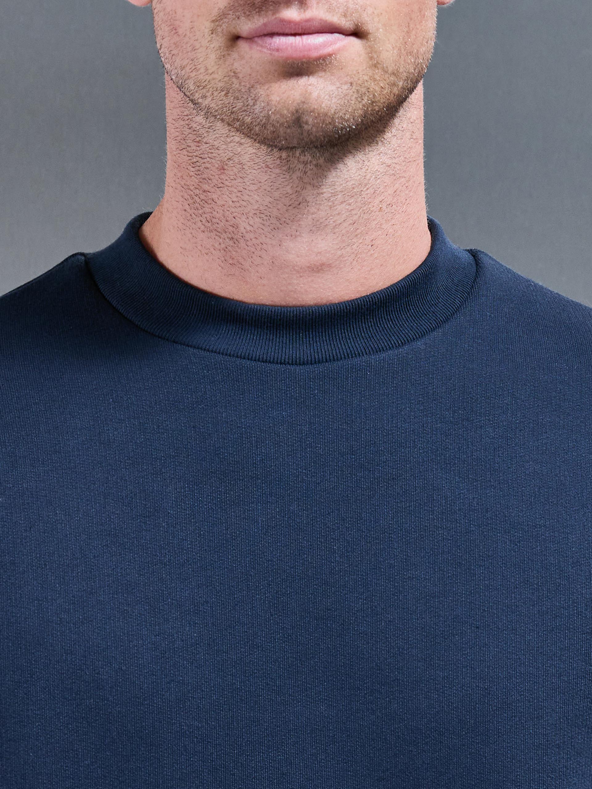 Relaxed Fit Sweatshirt in Navy
