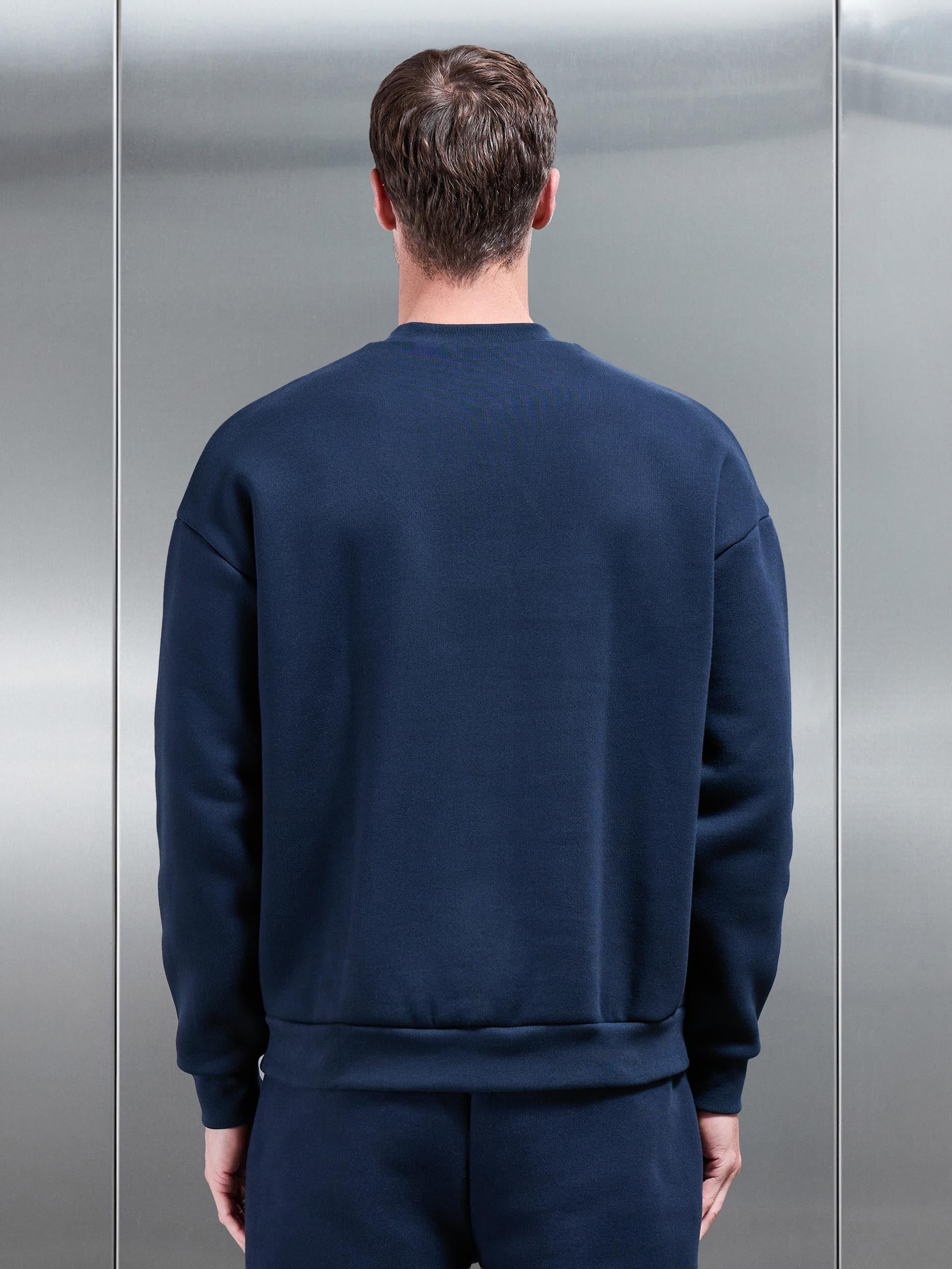 Relaxed Fit Sweatshirt in Navy