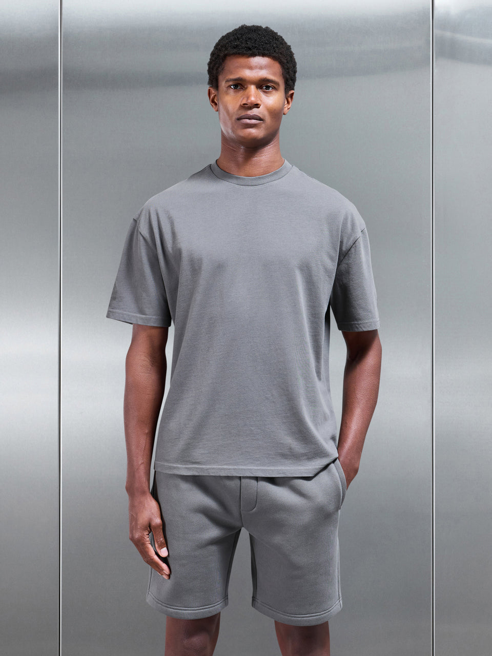 Relaxed Fit T-Shirt in Grey