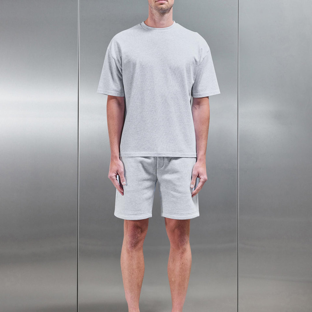 Relaxed Fit T-Shirt in Marl Grey