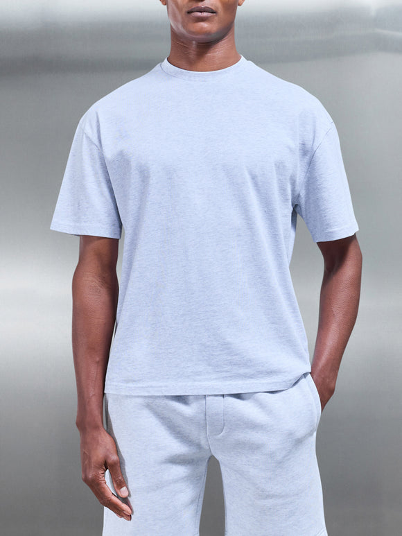 Relaxed Fit T-Shirt in Marl Grey