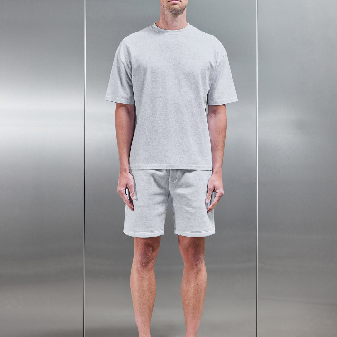 Relaxed Fit T-Shirt in Marl Grey