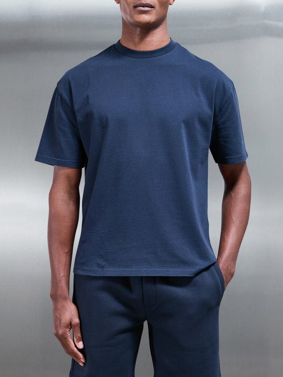 Relaxed Fit T-Shirt in Navy