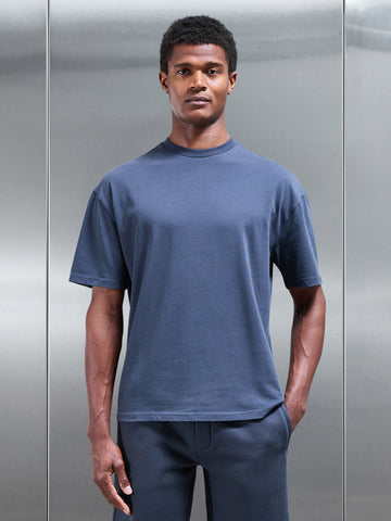 Relaxed Fit T-Shirt in Slate Blue