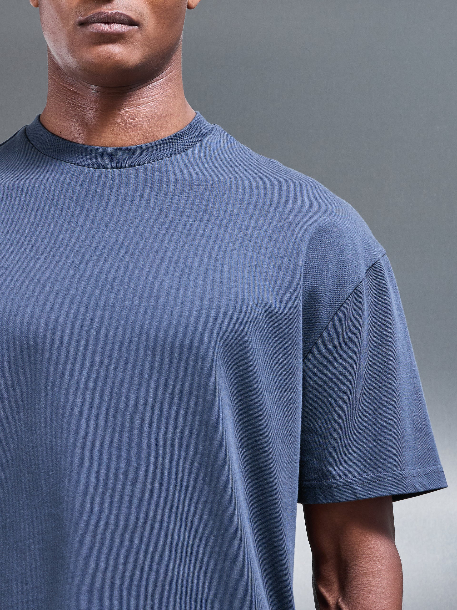 Relaxed Fit T-Shirt in Slate Blue