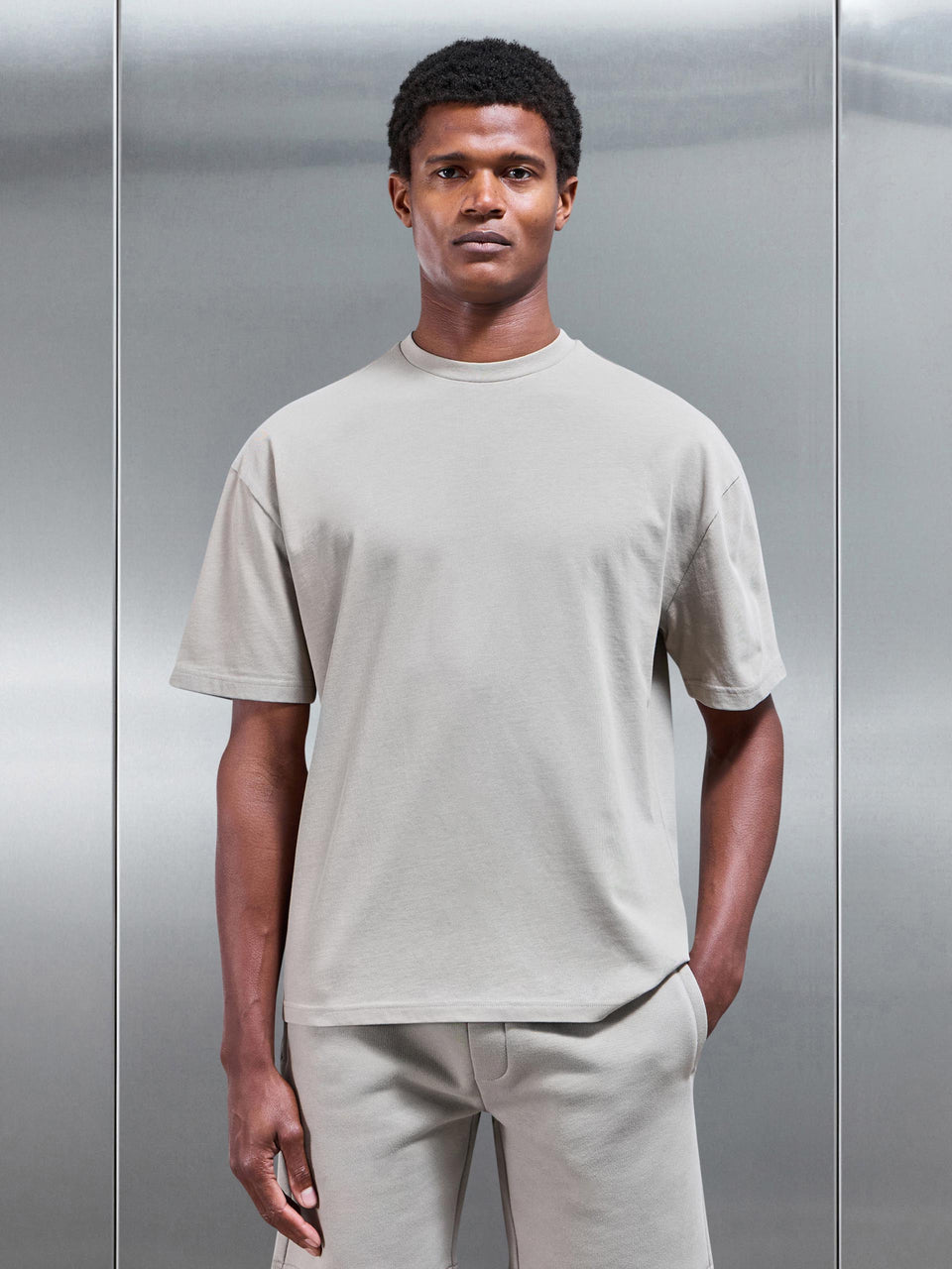 Relaxed Fit T-Shirt in Stone