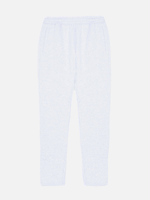 Relaxed Fit Tapered Leg Jogger in Marl Grey