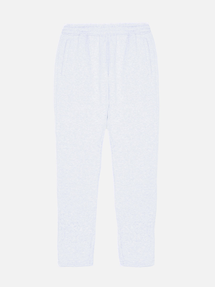 Relaxed Fit Tapered Leg Jogger in Marl Grey