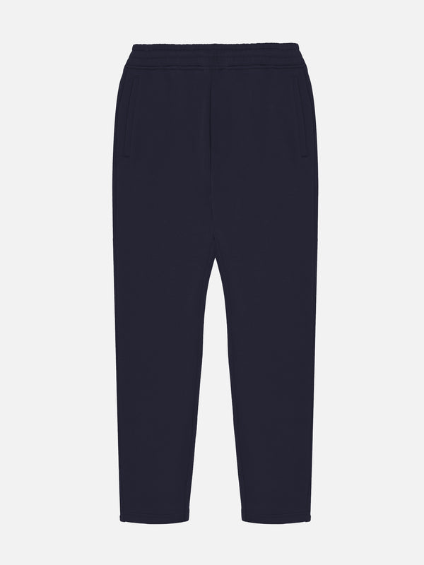 Relaxed Fit Tapered Leg Jogger in Navy