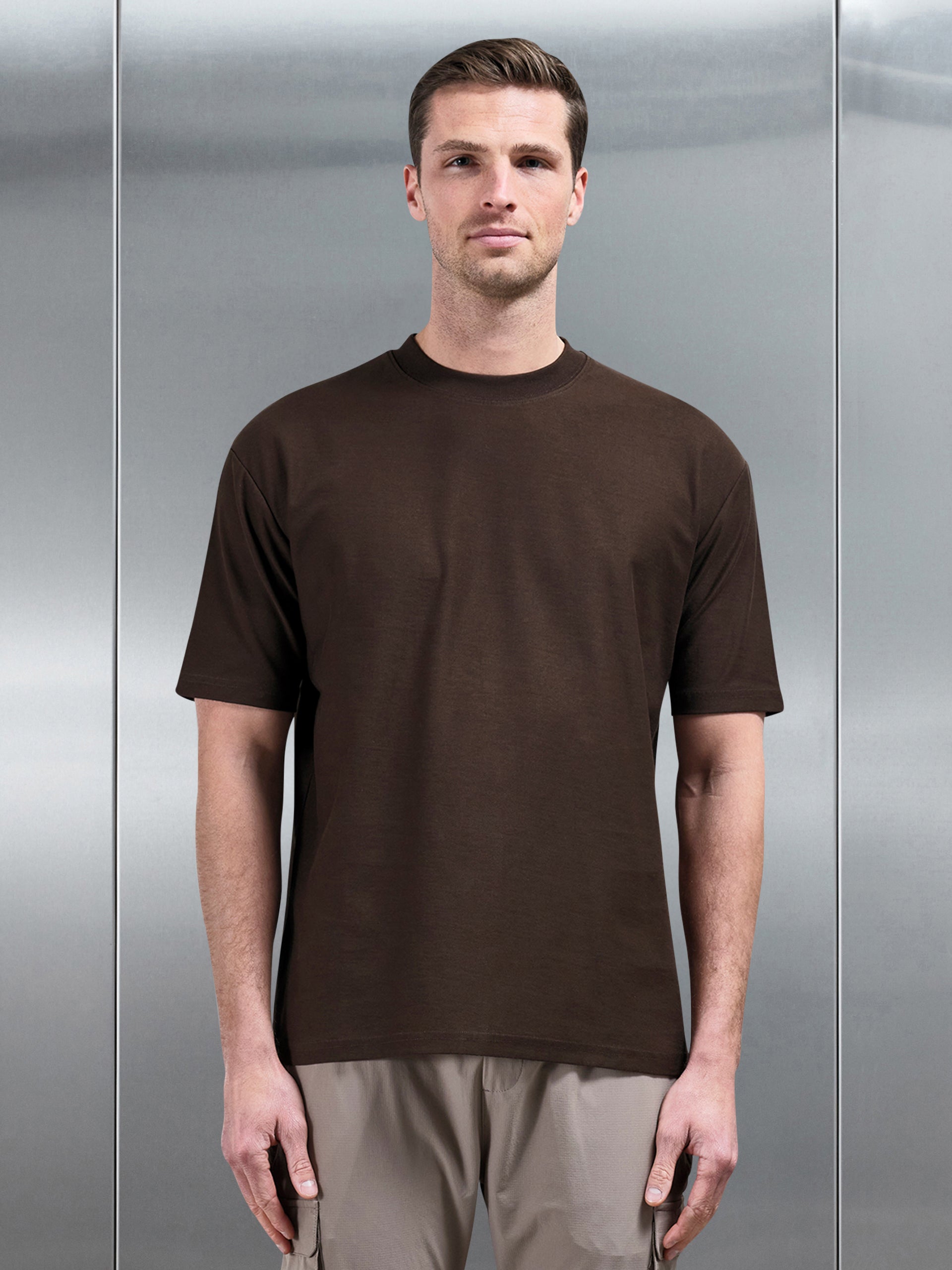 Relaxed T-Shirt in Brown