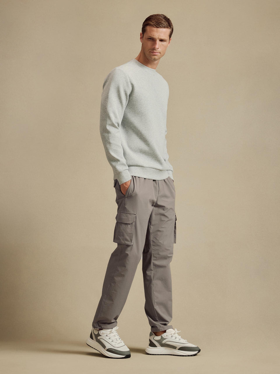 Relaxed Fit Utility Cargo Pant in Olive
