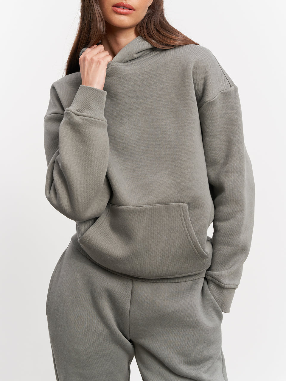 Womens Relaxed Hoodie in Sage