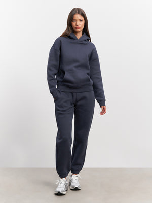 Womens Relaxed Cuffed Jogger in Slate Blue