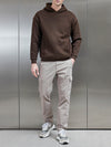 Relaxed Fit Cotton Cargo Pant in Taupe