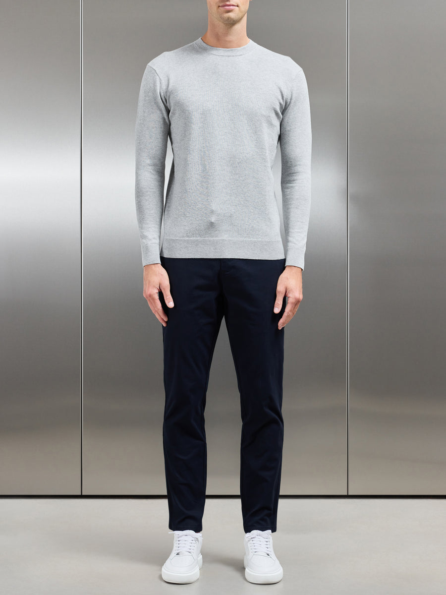 Relaxed Fit Chino Trouser in Navy