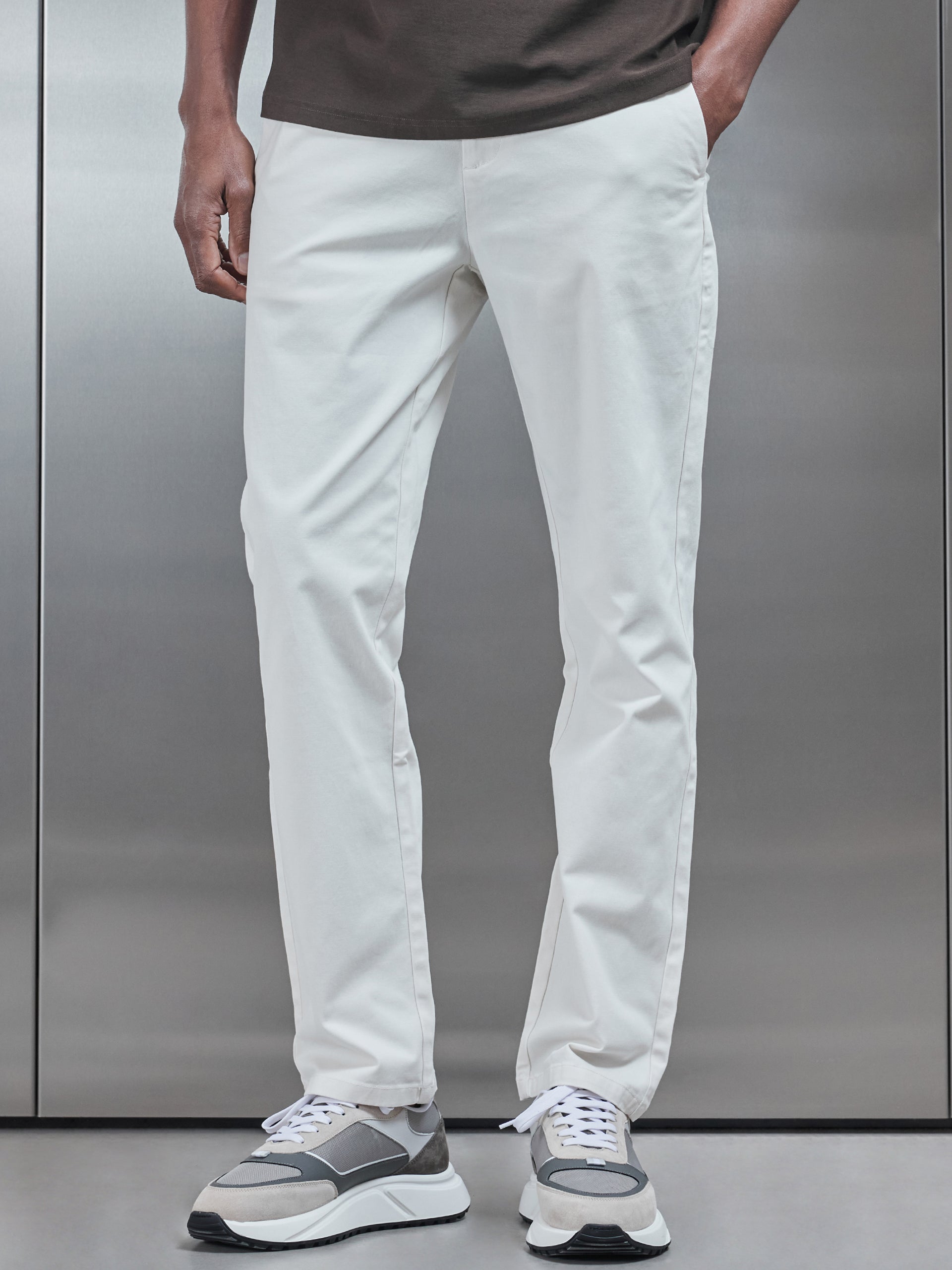 Buy Tapered Fit Corduroy Chino Trousers Online at Best Prices in India -  JioMart.