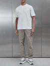 Relaxed Fit Chino Trouser in Taupe