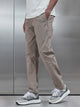 Regular Fit Chino Trouser in Taupe