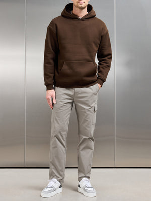 Relaxed Fit Cotton Cargo Pant in Taupe