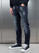 Relaxed Fit Denim Jeans in Dark Wash