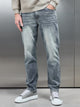 Relaxed Fit Denim Jeans in Sand Wash