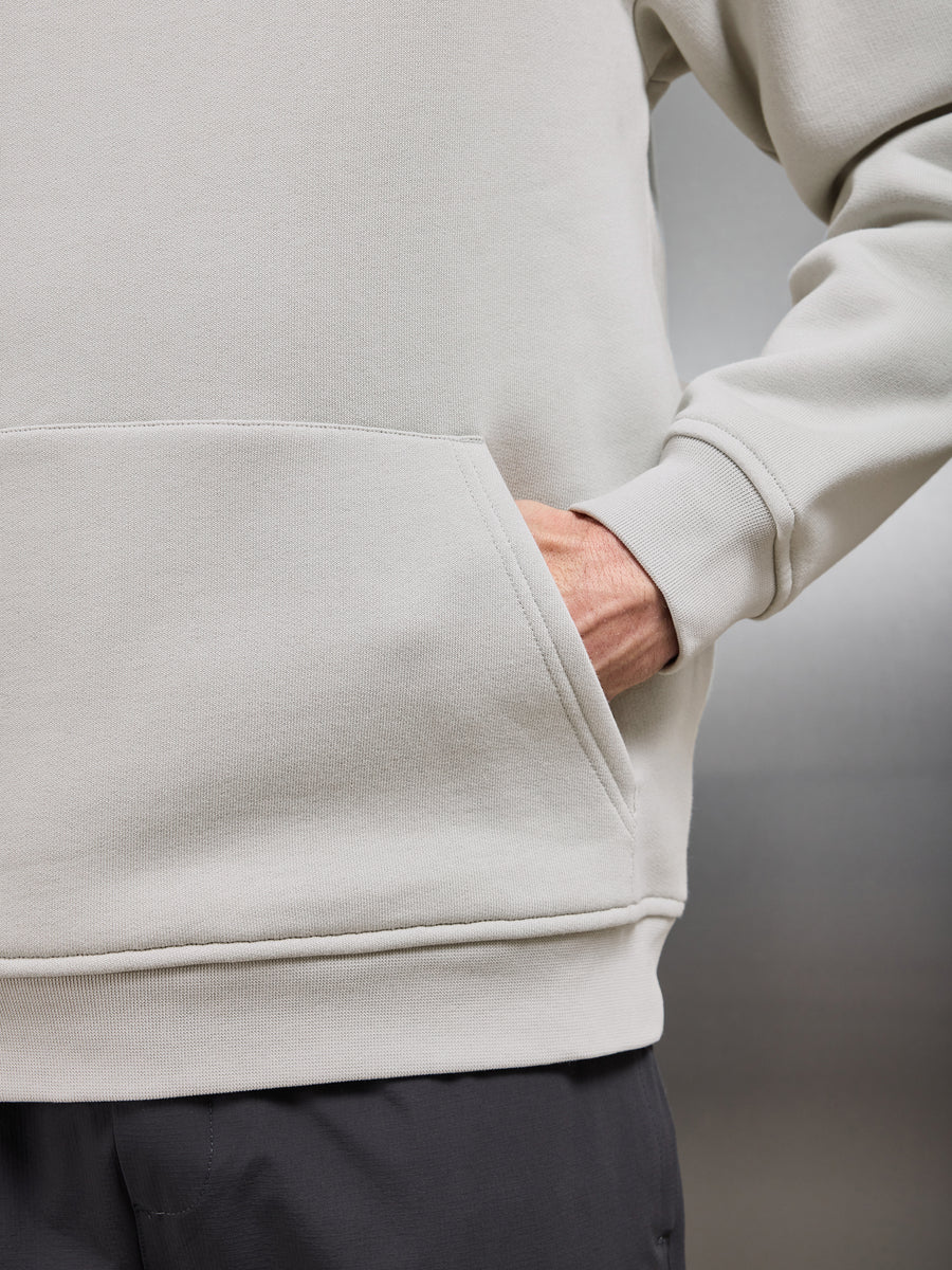 Relaxed Fit Hoodie in Chalk