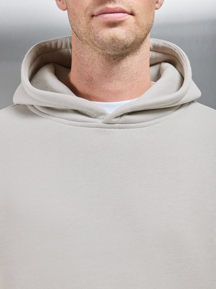 Relaxed Fit Hoodie in Chalk