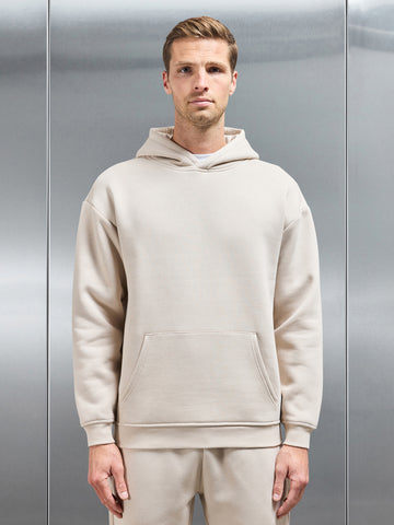 Relaxed Fit Hoodie in Beige