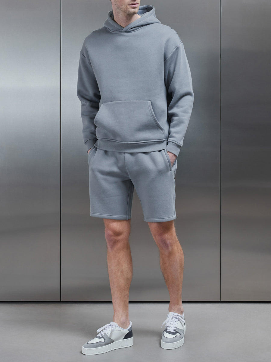 Relaxed Fit Hoodie in Coast Blue