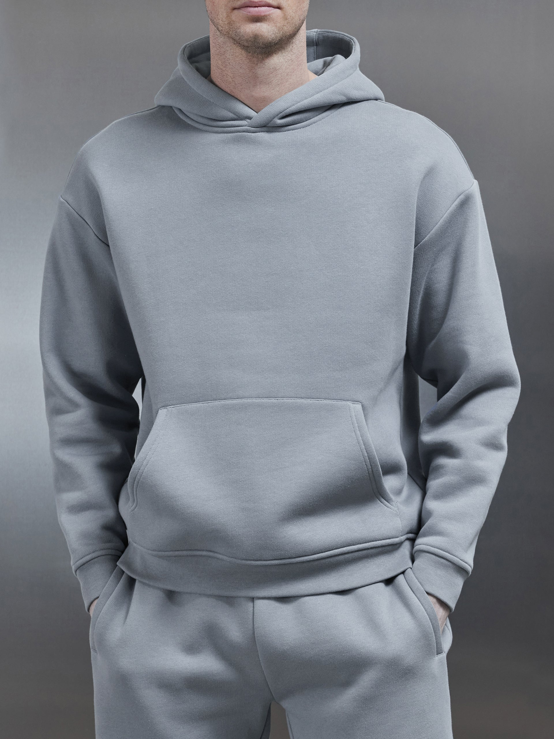 Relaxed Fit Hoodie in Coast Blue
