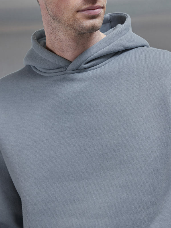 Relaxed Fit Hoodie in Coast Blue