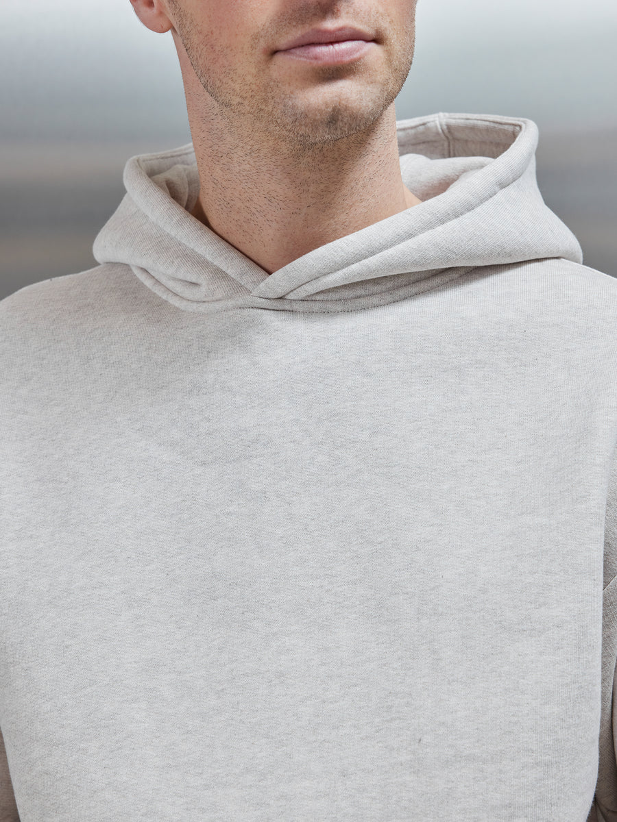 Relaxed Fit Hoodie in Oatmeal