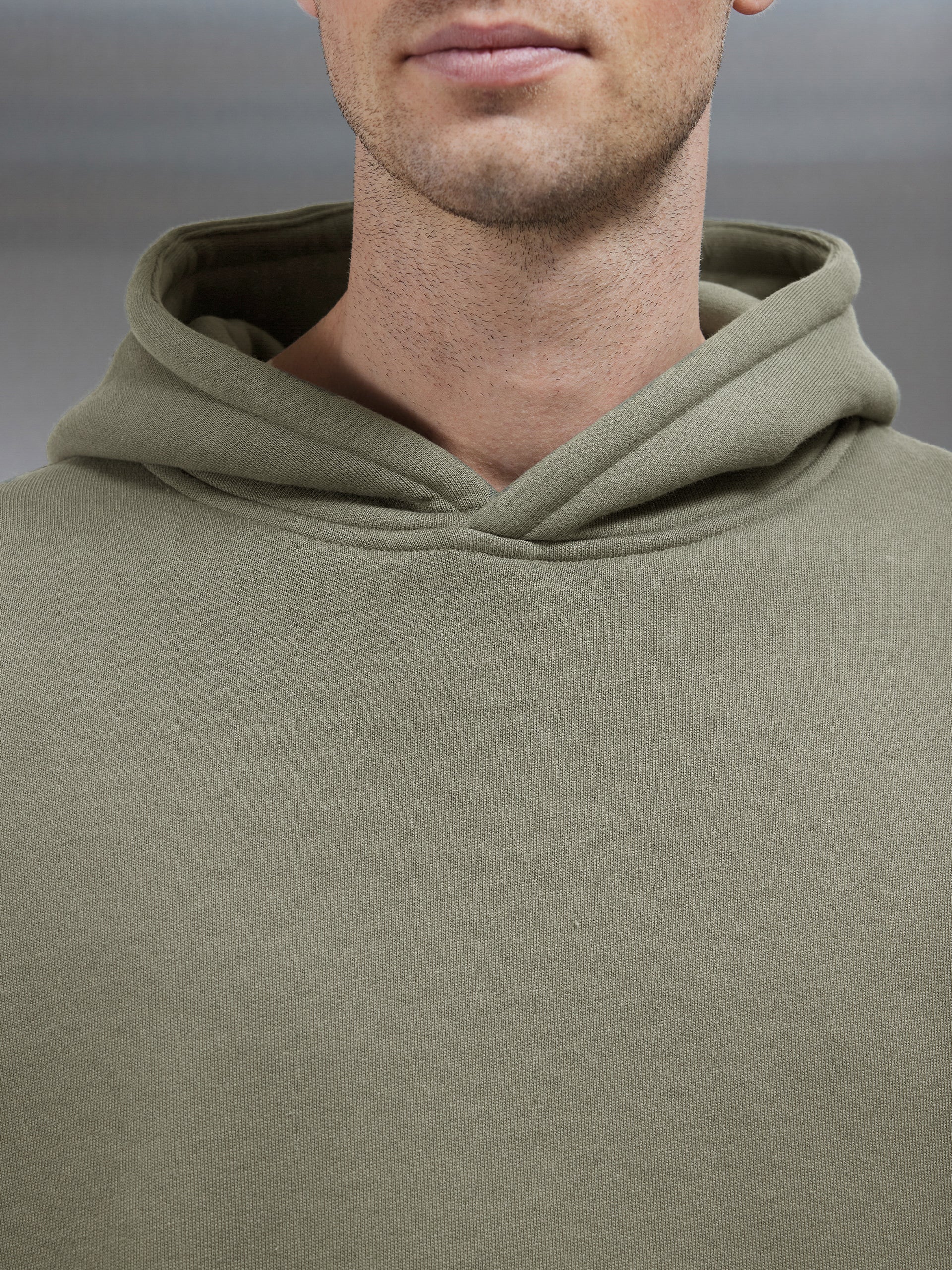 Relaxed Fit Hoodie in Olive