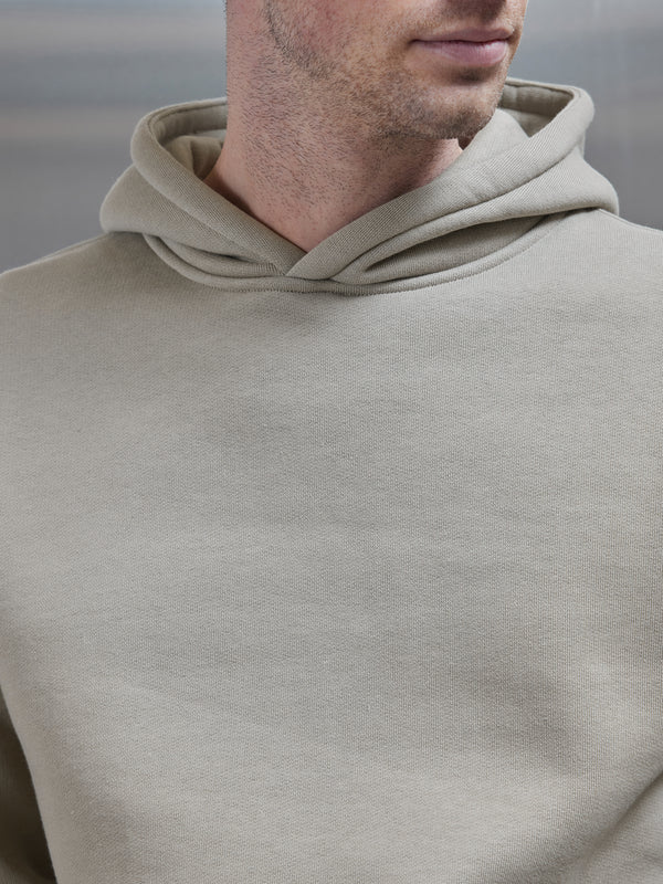 Relaxed Fit Hoodie in Stone