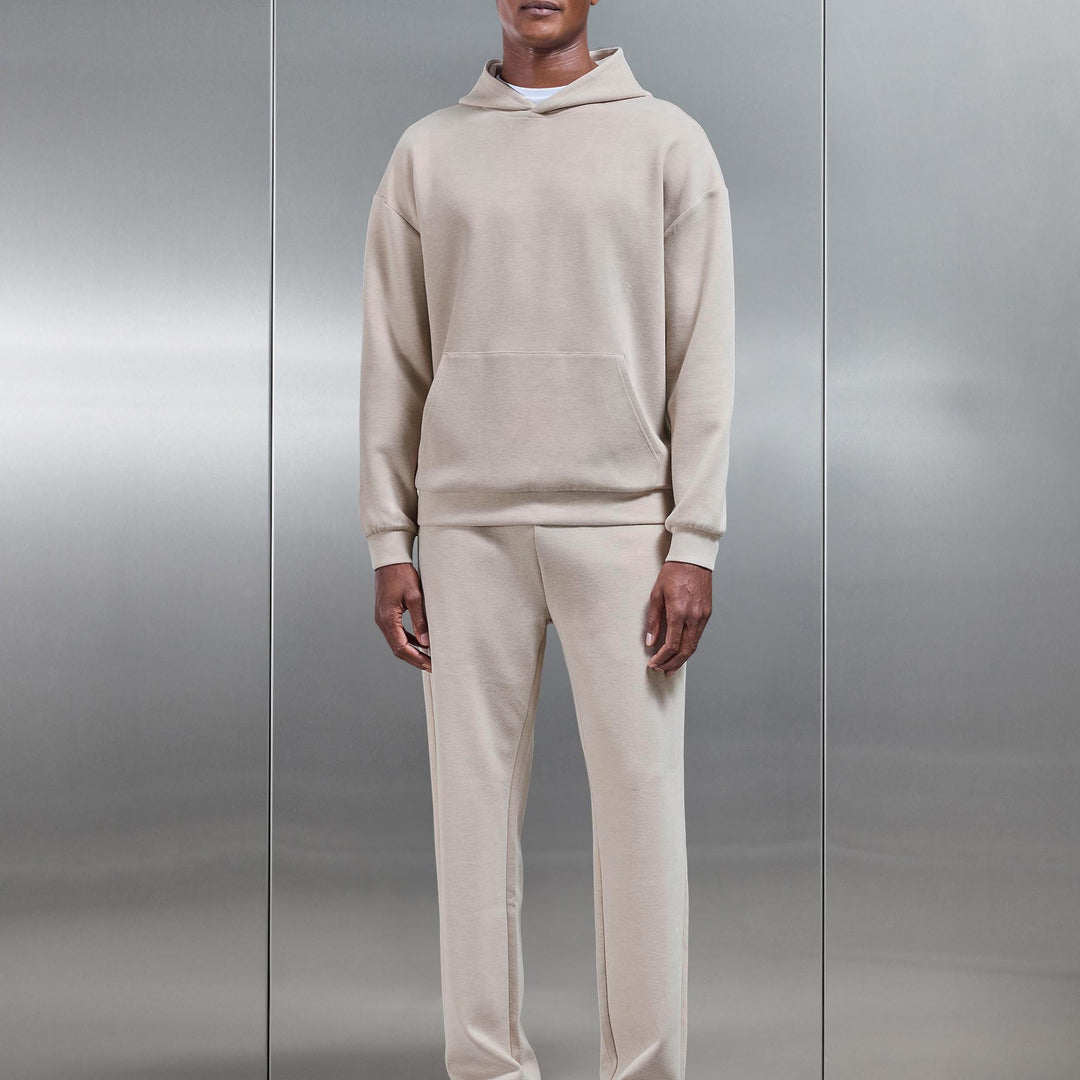 Relaxed Fit Knitted Jogger in Beige