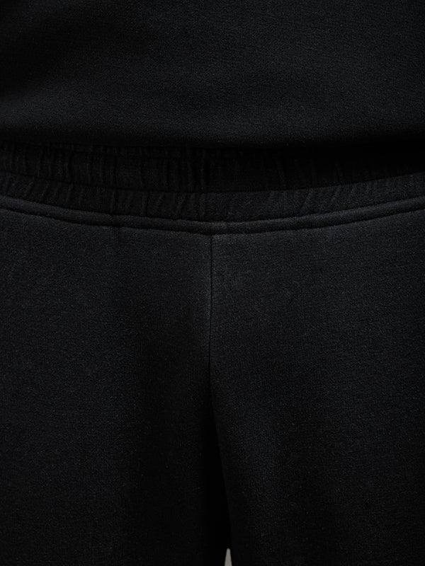 Relaxed Fit Knitted Jogger in Black