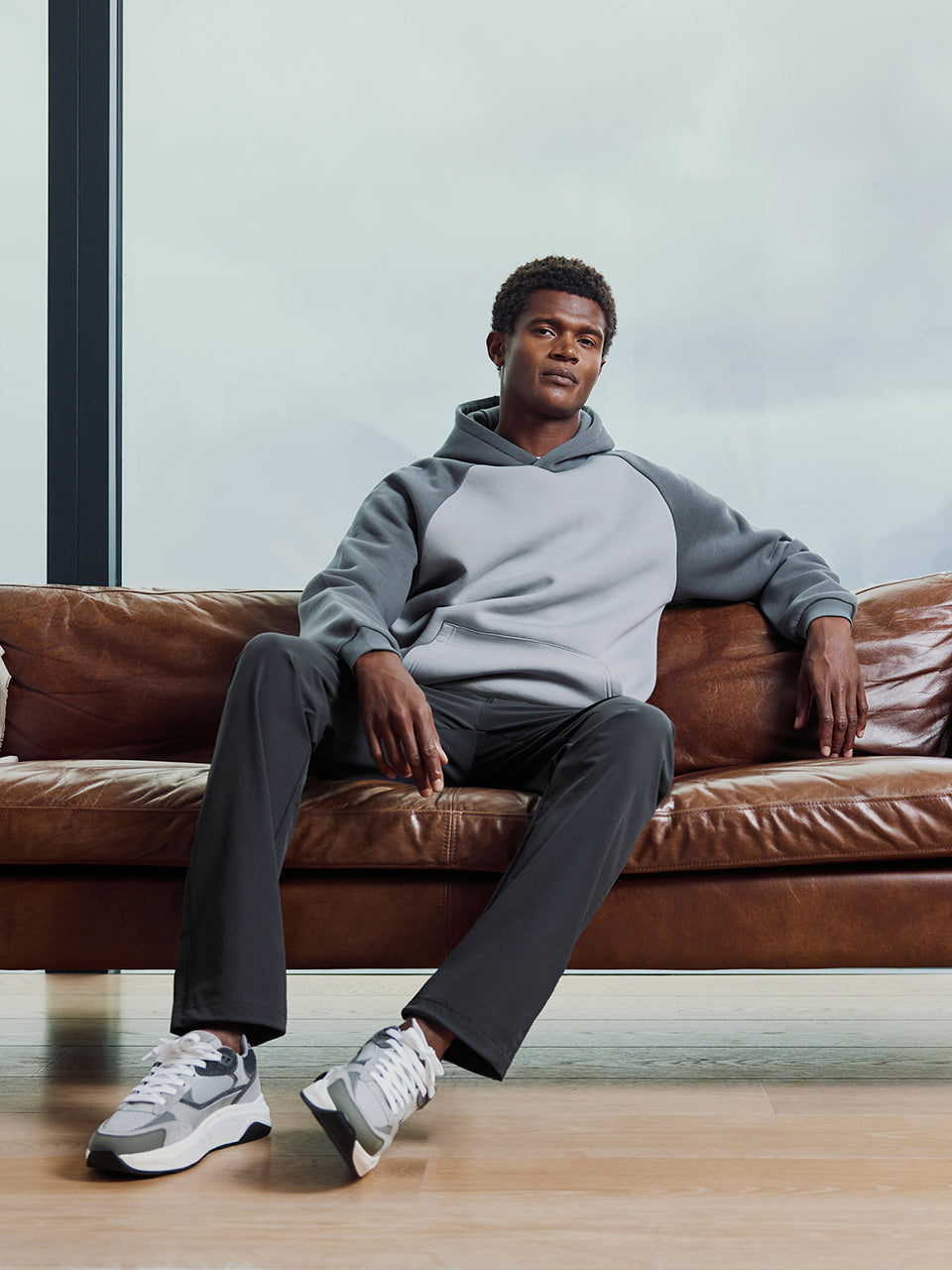 Relaxed Fit Nylon Cargo Pant in Grey