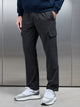 Relaxed Fit Nylon Cargo Pant in Grey