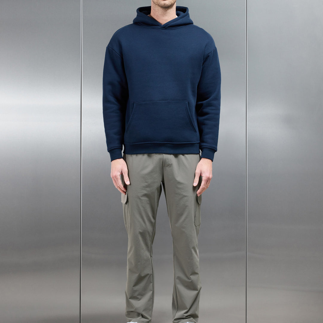 Relaxed Fit Nylon Cargo Pant in Olive