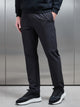 Relaxed Fit Nylon Trackpant in Black