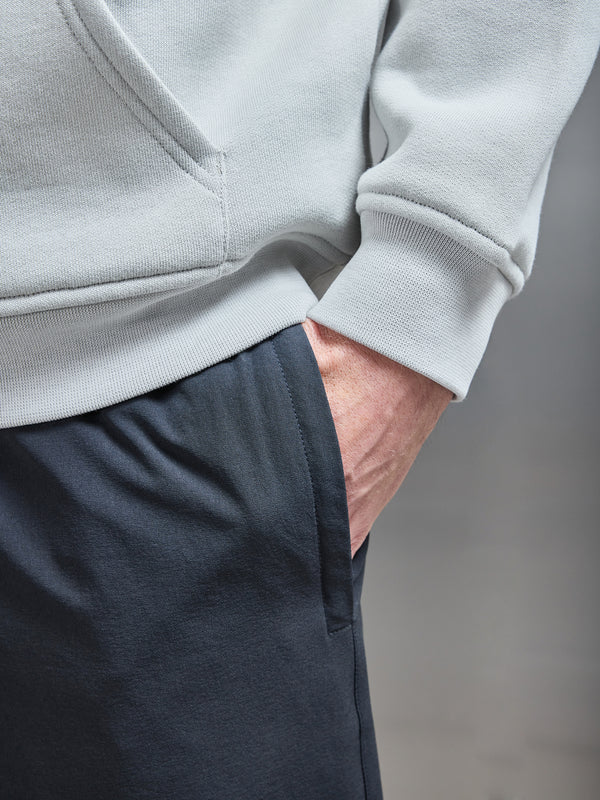 Relaxed Fit Nylon Trackpant in Grey